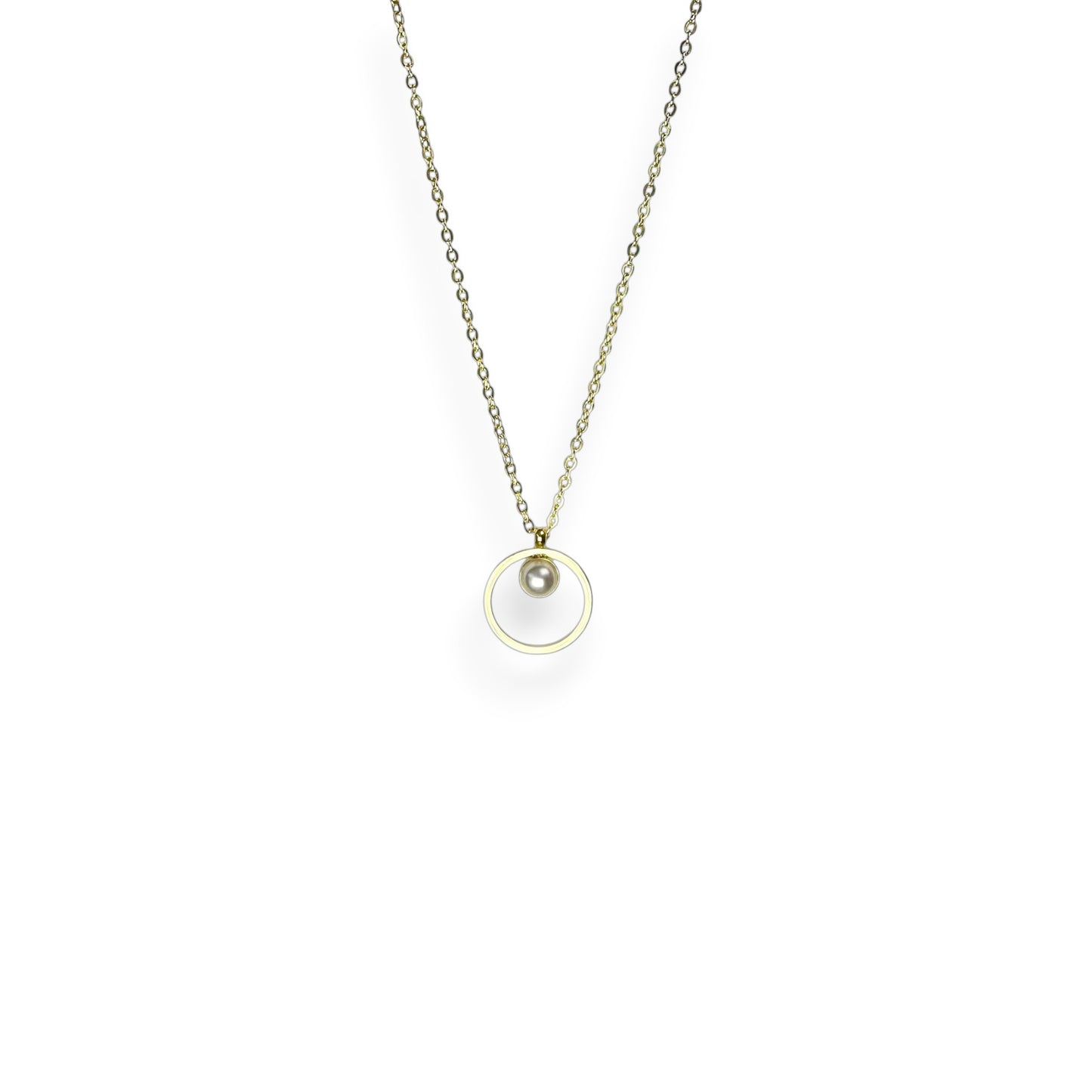 Halo Pearl Necklace