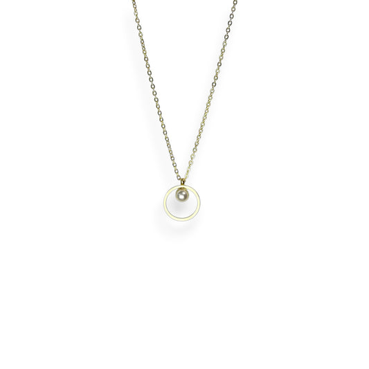 Halo Pearl Necklace