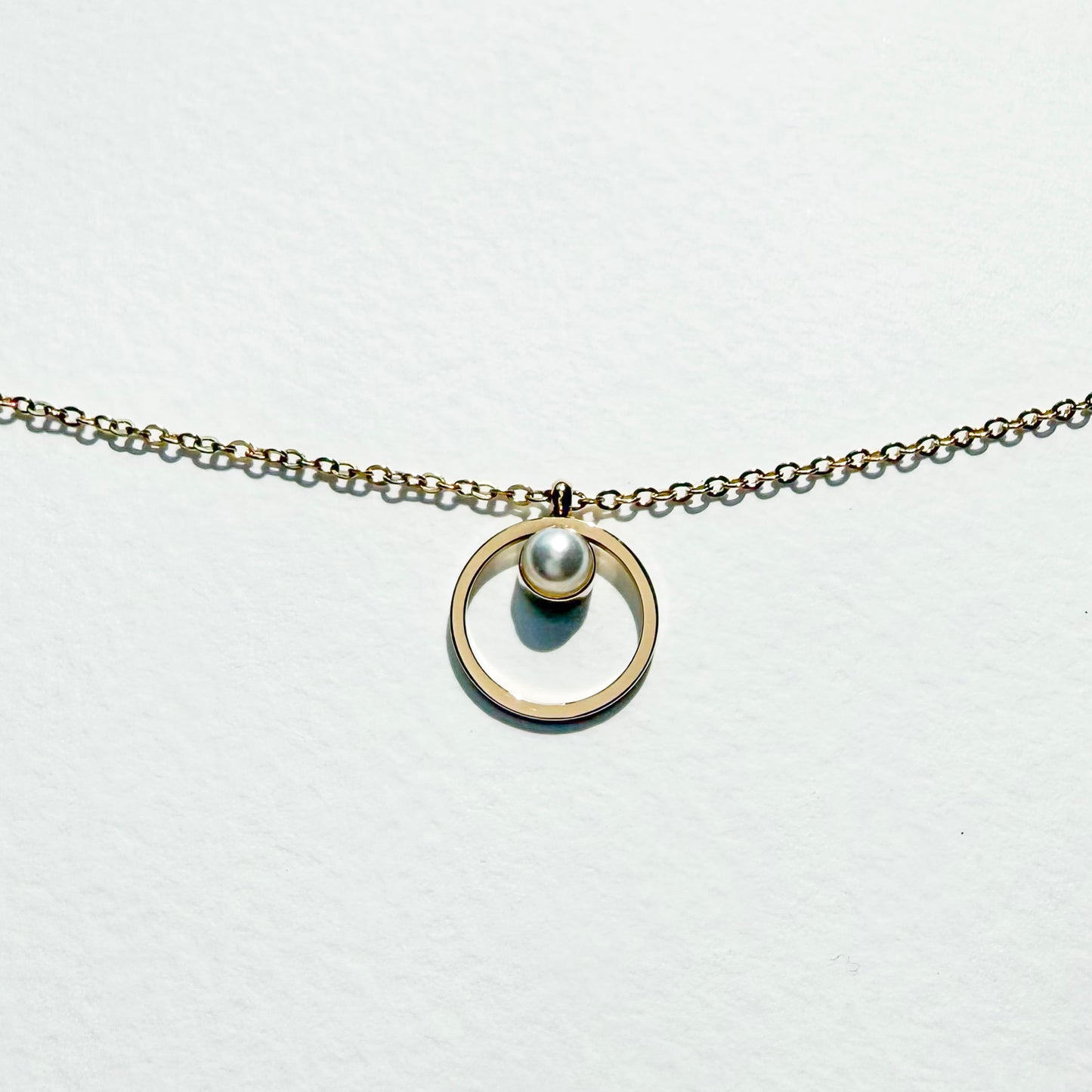 Halo Pearl Necklace
